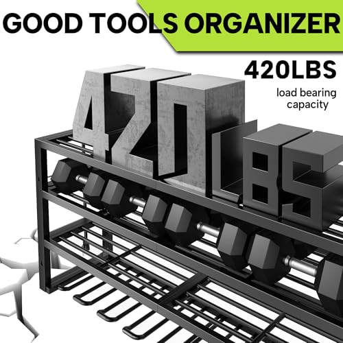 Large Power Tool Organizer Wall Mount with Charging Station
