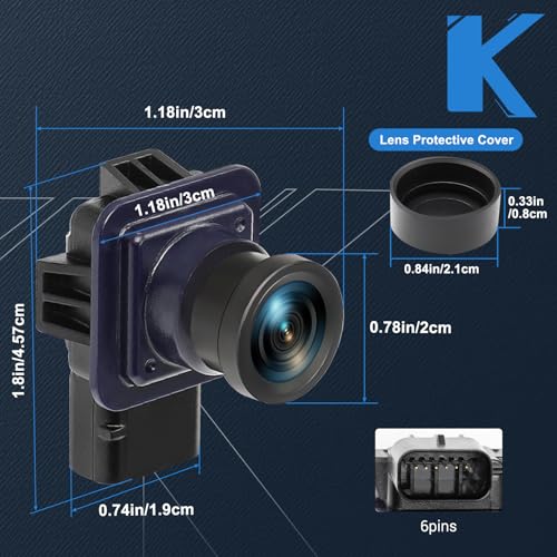 EB5Z-19G490-A Rear View Backup Camera HD Night Vision Waterproof