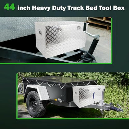 44 Inch Aluminum Diamond Plate Truck Bed Tool Box