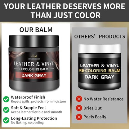Leather Recoloring Balm with 100ml Mink Oil