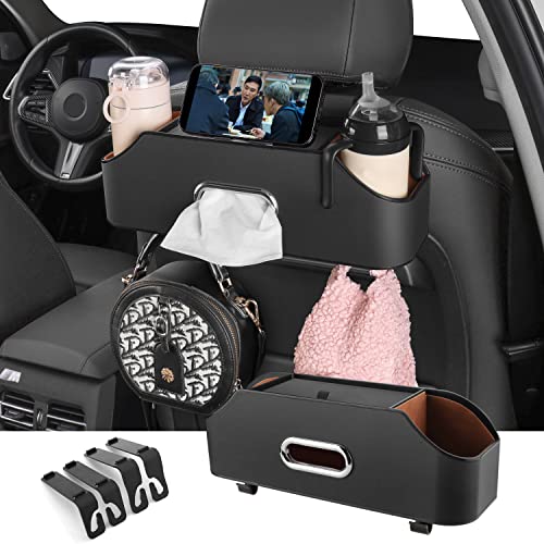 Car Back Seat Organizer with 2 Cup Holders (22.9281 Ounce)