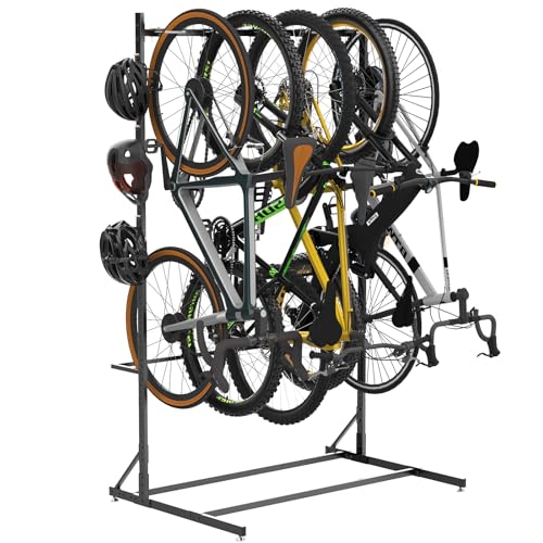 Freestanding Bike Storage Rack for 5 Bikes