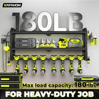Power Tool Organizer with Charging Station