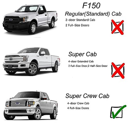 Chrome Window Visors for 2015 (4 Count)