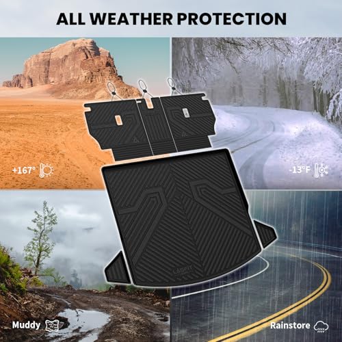 Cargo Trunk Mat with Backrest Mats for Mazda CX5 2017