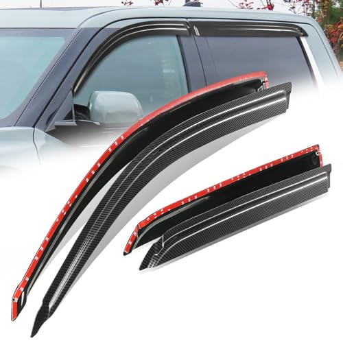 4PCS Tape On Window Visors for 2001 (4 Count)