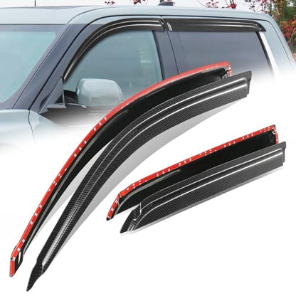 4PCS Tape On Window Visors for 2001 (4 Count)