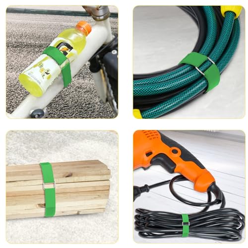 1"x16ft Hook and Loop Straps with 25 Metal Buckles