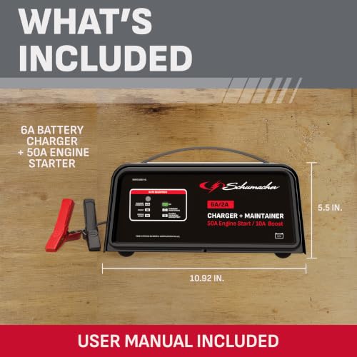 6A Car Battery Charger & Maintainer