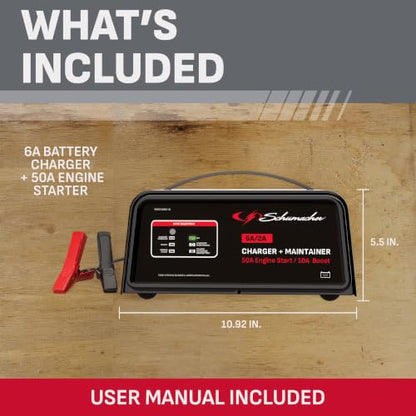 6A Car Battery Charger & Maintainer