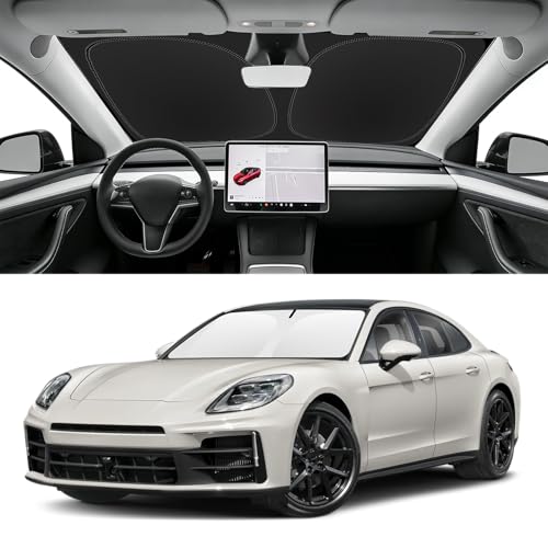 Custom Fit Windshield Sun Shade for Porsche Panamera 2017