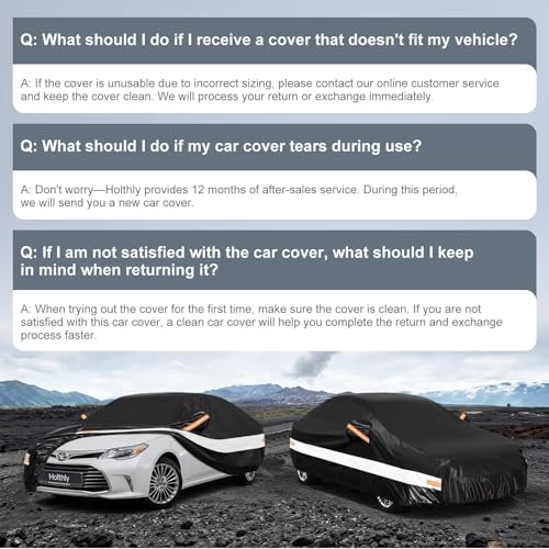 10 Layers Sedan Car Cover Custom Fit for Toyota Avalon