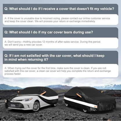 10 Layers Sedan Car Cover Custom Fit for Toyota Avalon