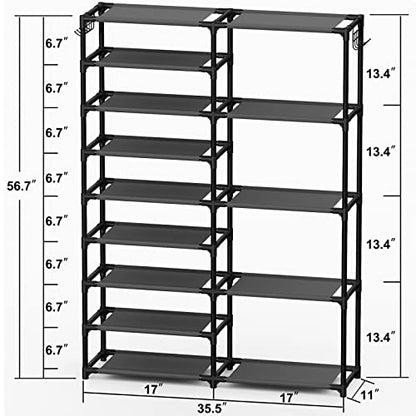 9 Tier Shoe Rack Organizer