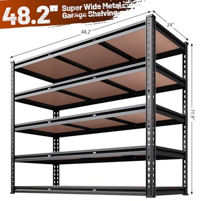48.2" W Garage Shelving