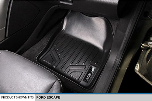 MAXLINER Custom Fit Floor Mats 2 Row Liner Set Compatible with 2013
