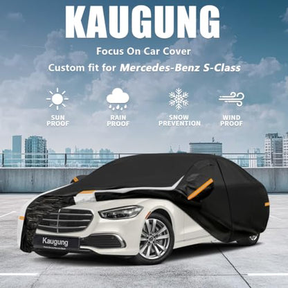 10 Layers Car Cover Custom Fit for Mercedes Benz S Class 1991