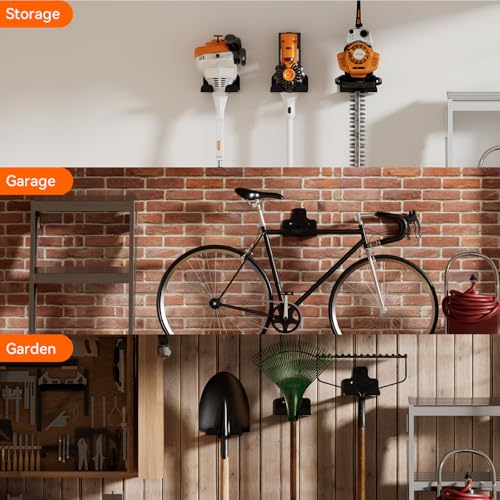 Garage Organizer Trimmer Rack Wall Mount