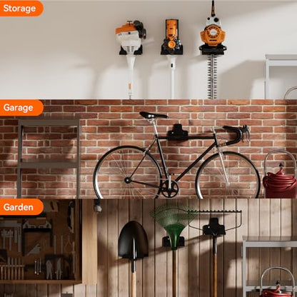 Garage Organizer Trimmer Rack Wall Mount