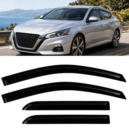 4PC Window Rain Guards fit 2019 (4 Count)