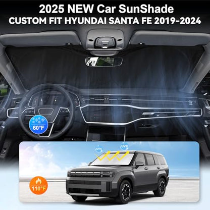 Windshield Sun Shade for Hyundai Santa Fe 2019