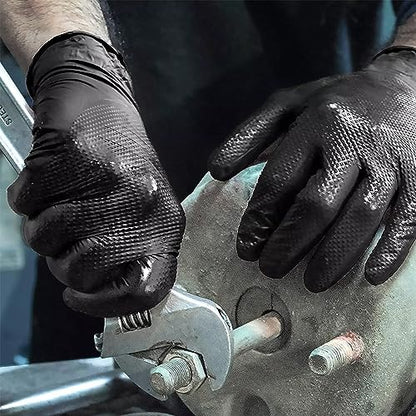 Medium Black Nitrile Gloves (50 Count)