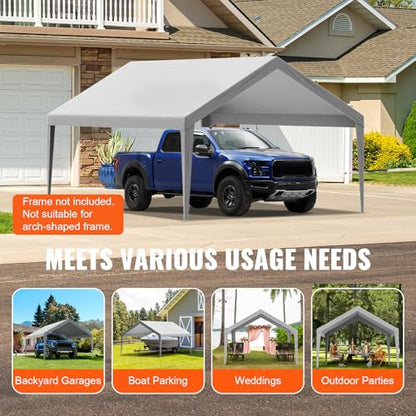 Carport Replacement Canopy Cover 13 x 20 ft