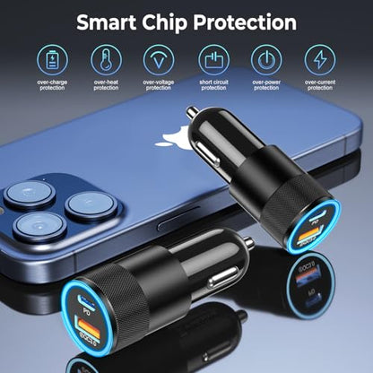 Car Charger USB C 3 (3 Count)