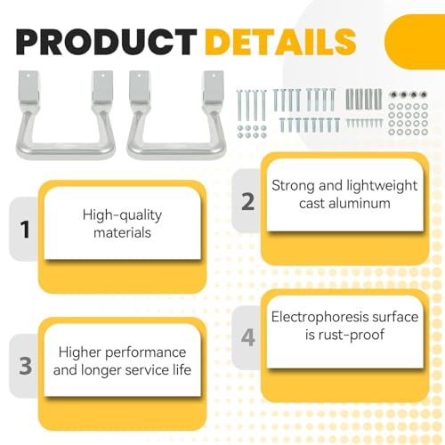Side Step Nerf Bars Compatible with Chevy Chevrolet