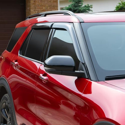 Tape on Extra Durable Rain Guards for Ford Explorer 2020