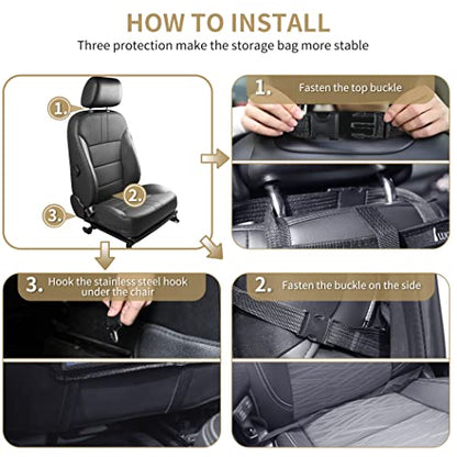 Car Backseat Organizer with Foldable Tablet Holder (19.0479 Ounce)