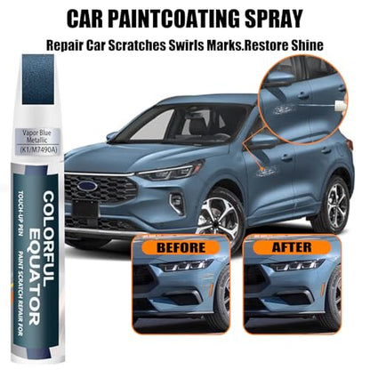 K1 M7490A Vapor Blue Metallic Touch Up Paint for Ford