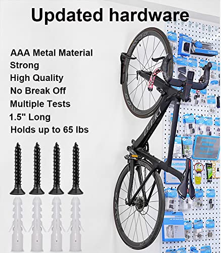 Bike Rack Garage Wall Mount Bike Hanger Storage System Vertical Bike Hook for Indoor Shed