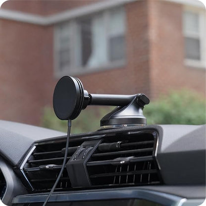Velox Qi2 Mini 15W Wireless Charger Car Mount
