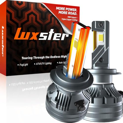 H7 Punisher 60000lm High Performance LED Bulbs 6000K