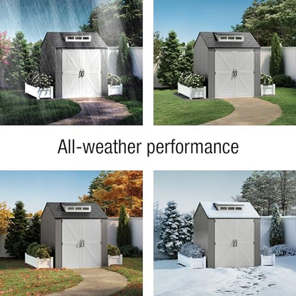 Resin Outdoor Storage Shed With Floor