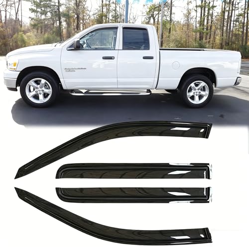 4PCS Side Window Wind Deflectors for Toyota Tacoma 2024 (4 Count)