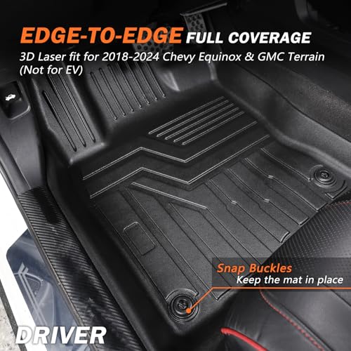 Custom Fit Floor Mats for Chevy Equinox (3 Count)