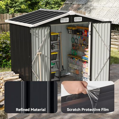 6x4 FT Shed Outdoor Storage Shed