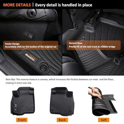All Weather Floor Mats for Kia Sorento Hybrid 2026 2025