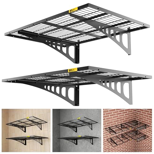 2x3ft Adjustable Rail Wall Garage Storage Shelf