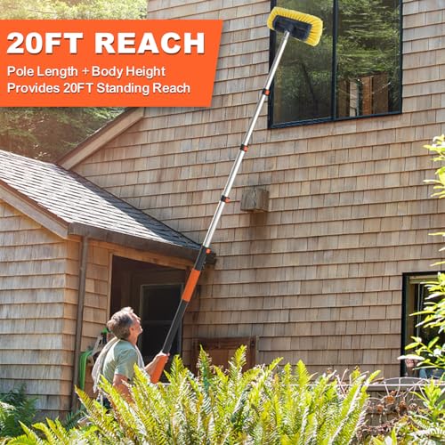 12FT Car Wash Brush with Long Handle