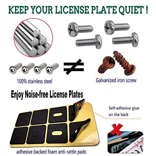 American Flag License Plate Frames