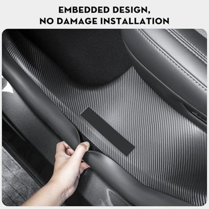 8PCS Door Sill Protector for Tesla Model Y Juniper [Anti (8 Count)
