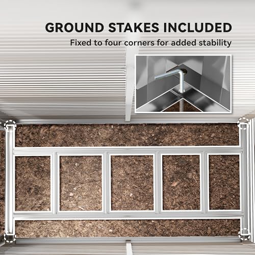4.6' x 9' Steel Outdoor Storage Shed Waterproof Lean