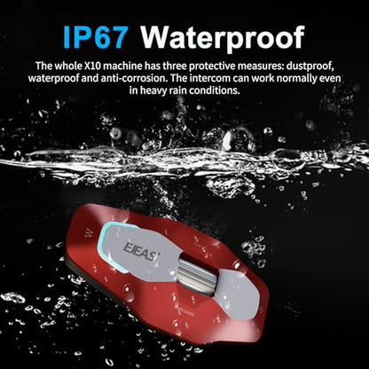 X10 Motorcycle Helmet Bluetooth Headset Speakers Headphone