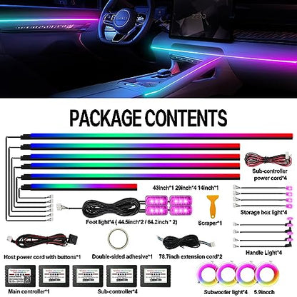 Dreamcolor Acrylic Ambient Lighting Car Lights