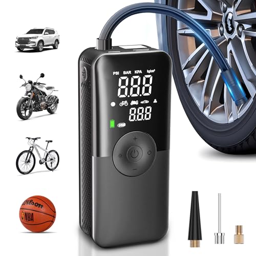 Cordless Tire Inflator Portable Air Compressor