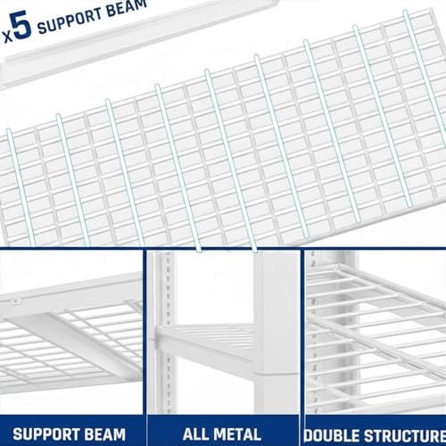 65" W Garage Shelving Heavy Duty