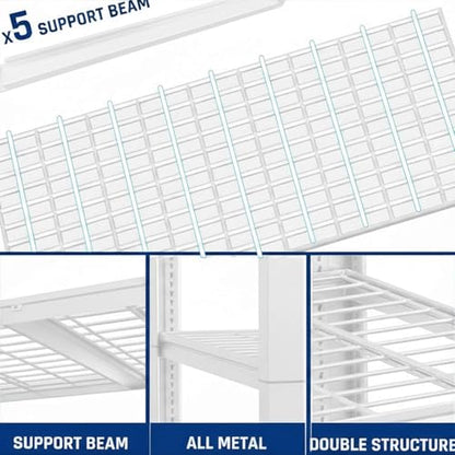 65" W Garage Shelving Heavy Duty